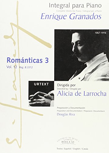 9788480206860: Integral para piano Enrique Granados: Romnticas 3 (Spanish, Catalan and English Edition)