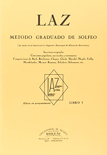 9788480207096: Laz - Libro I: Mtodo graduado de Solfeo