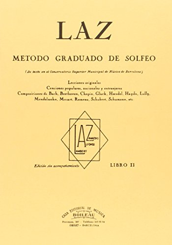 Imagen de archivo de LAZ METODO GRADUADO DE SOLFEO 2 a la venta por Siglo Actual libros