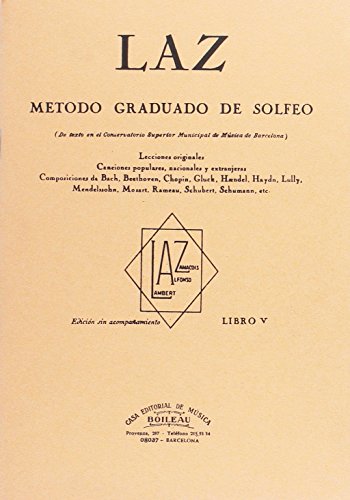 9788480207133: Laz - Libro V: Mtodo graduado de Solfeo