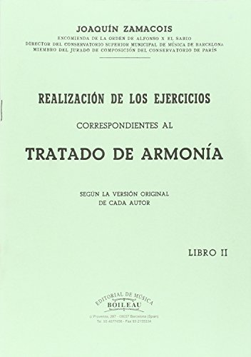 Stock image for Realizacin de los ejercicios correspondientes al tratado de armona Vol. II for sale by Revaluation Books