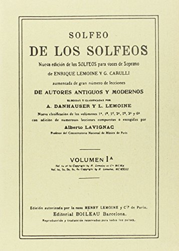 Stock image for SOLFEO DE LOS SOLFEOS 1A for sale by Librerias Prometeo y Proteo