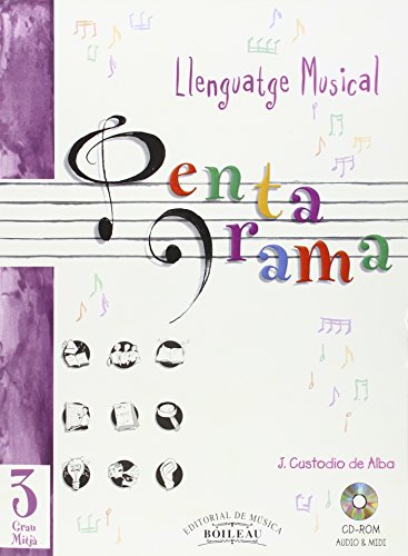 9788480208000: Pentagrama, llenguatge musical 3, grau mitj