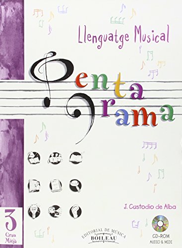 Stock image for Pentagrama, llenguatge musical 3, grau mitj for sale by medimops