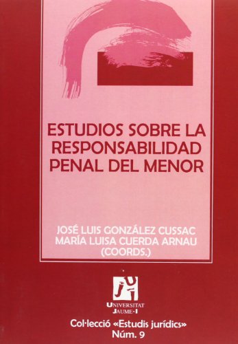 Imagen de archivo de Estudios sobre la responsabilidad penal del menor a la venta por MARCIAL PONS LIBRERO