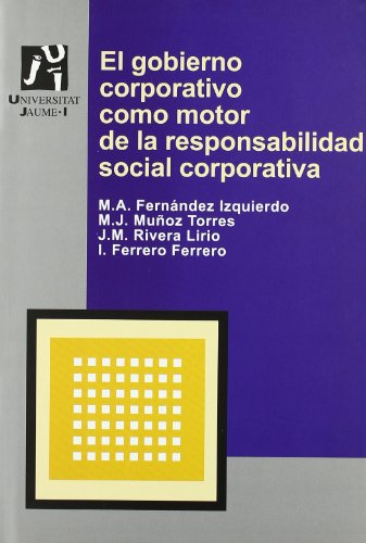 Beispielbild fr El gobierno corporativo como motor de la responsabilidad soc zum Verkauf von Iridium_Books