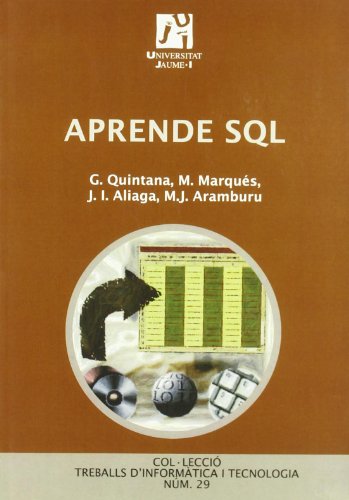 Imagen de archivo de APRENDE SQL. a la venta por Hiperbook Espaa