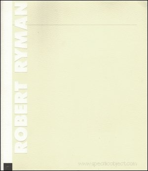 Stock image for Robert Ryman for sale by Iridium_Books