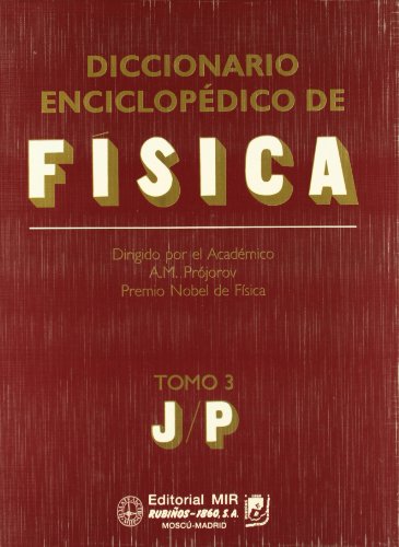 9788480410694: Diccionario Enciclopdico de Fsica.. Tomo III: 3 (Fondos Distribuidos)