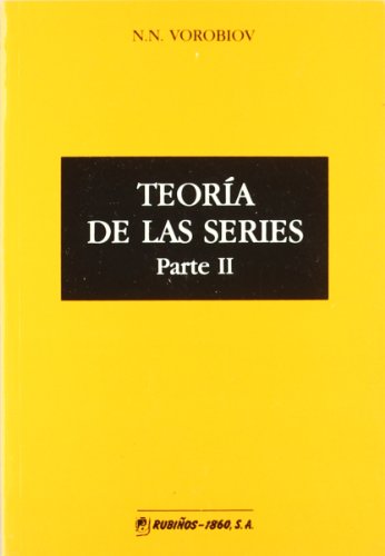 Imagen de archivo de TEORIA SERIES PARTE II. a la venta por KALAMO LIBROS, S.L.