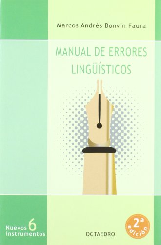 Imagen de archivo de MANUAL DE ERRORES LINGISTICOS a la venta por KALAMO LIBROS, S.L.