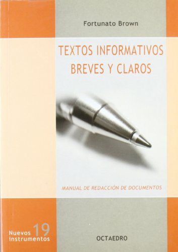 9788480636223: Textos informativos breves y claros : manual de redaccin de documentos