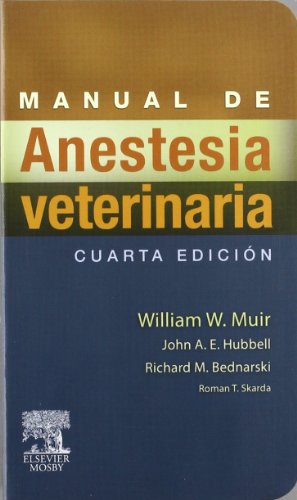 Beispielbild fr Manual de Anestesia Veterinaria (Spanish Edition) zum Verkauf von dsmbooks