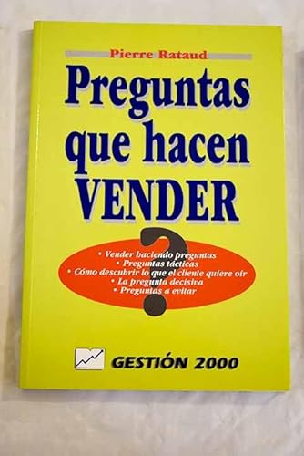 9788480882439: Preguntas Que Hacen Vender (Spanish Edition)