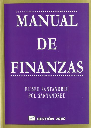 Imagen de archivo de Manual de finanzas a la venta por Iridium_Books