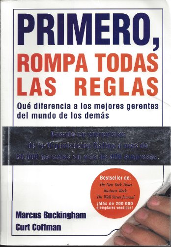 Stock image for Primero rompa todas las reglas for sale by Iridium_Books