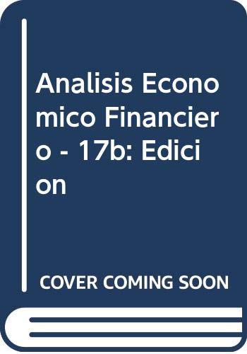 Stock image for Analisis Economico Financiero - 17b: Edicion for sale by medimops
