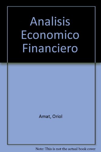 Imagen de archivo de Analisis Economico Financiero a la venta por Hamelyn