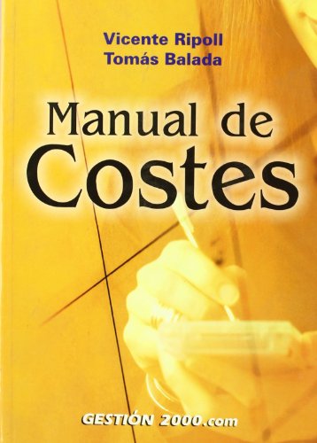 Stock image for Manual de Costes for sale by Hamelyn