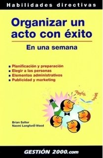 Beispielbild fr Organizar Un Acto con xito: en Una Semana zum Verkauf von Hamelyn