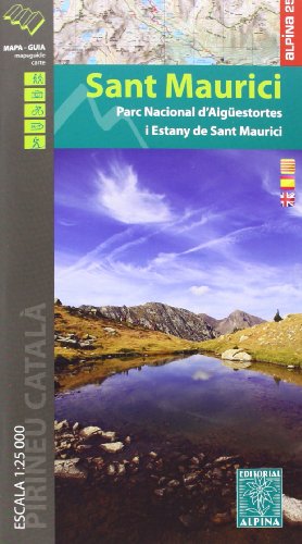 9788480905305: Sant Maurici, mapa excursionista. Escala 1:25.000. Castellano, cataln, ingls. Alpina Editorial. (Mapa Y Guia Excursionista)