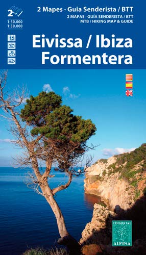 9788480906456: Eivissa/Ibiza-Formentera. 2 mapas excursionistas. Guas excursionista y BTT. Escala 1:50.000/1:30.000. Editorial Alpina. (ALPINA - Divers)