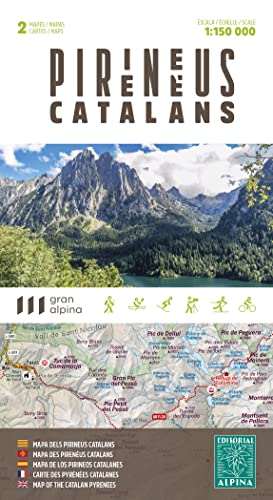 9788480909785: Pyrnes catalanes 2 maps: Du Cap de Creus au Val d'Aran 1:150000