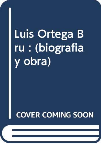 Stock image for ORTEGA BRU for sale by Iridium_Books