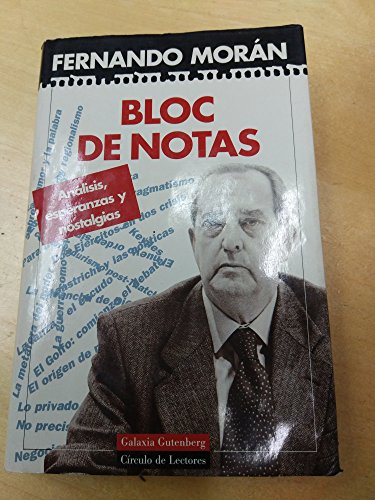Beispielbild fr Bloc de notas: Ana?lisis, esperanzas y nostalgias (Spanish Edition) zum Verkauf von Iridium_Books
