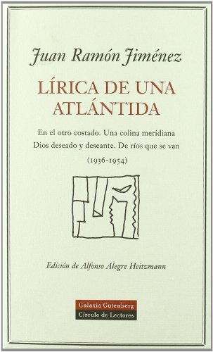 Beispielbild fr Lirica de una Atlantida/ Lyric of the Atlantis zum Verkauf von Ammareal