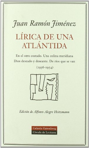 9788481092387: Lirica de una Atlantida/ Lyric of the Atlantis