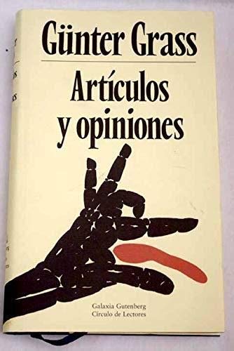 ArtÃ­culos y opiniones (Spanish Edition) (9788481092851) by "Grass, GÃ¼nter "