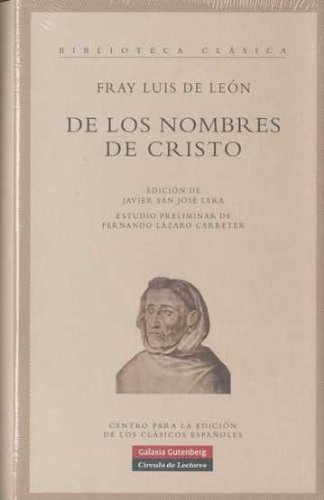 9788481096934: De los nombres de Cristo (Clsicos)