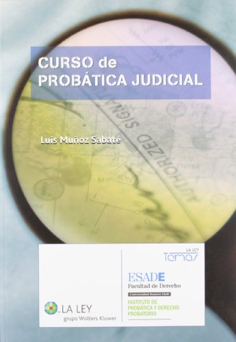 Beispielbild fr CURSO DE PROBTICA JUDICIAL zum Verkauf von Zilis Select Books