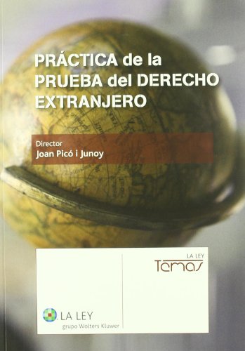Immagine dell'editore per PRACTICA DE LA PRUEBA DEL DERECHO EXTRANJERO venduto da OM Books