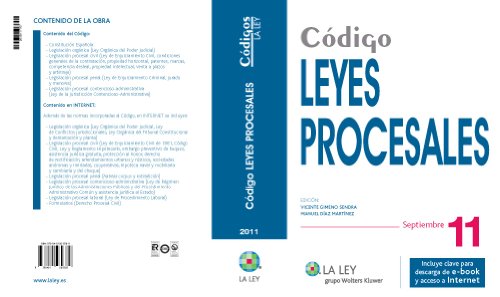 Imagen de archivo de CDIGO LEYES PROCESALES 2011 a la venta por Gertrudis Gimnez Lpez