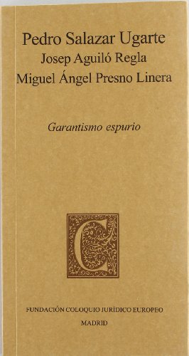 9788481325577: Garantismo espurio