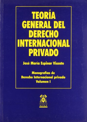 Imagen de archivo de TEORA GENERAL DEL DERECHO INTERNACIONAL PRIVADO a la venta por Hiperbook Espaa