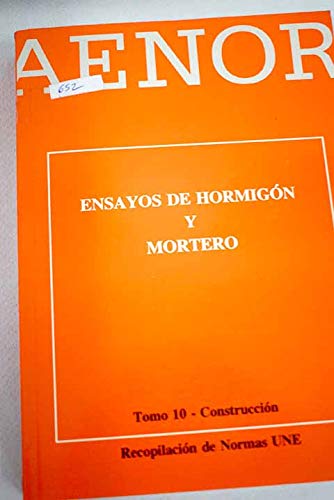 9788481430837: Ensayos de hormigon y mortero