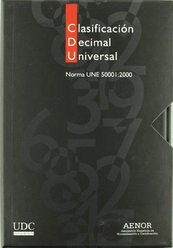 9788481432558: Clasificacin Decimal Universal. Norma UNE 50001:2000 (Spanish Edition)