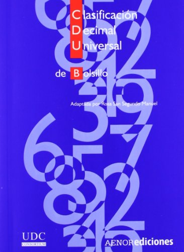 Imagen de archivo de Clasificacin Decimal Universal (CDU) de bolsillo a la venta por Iridium_Books