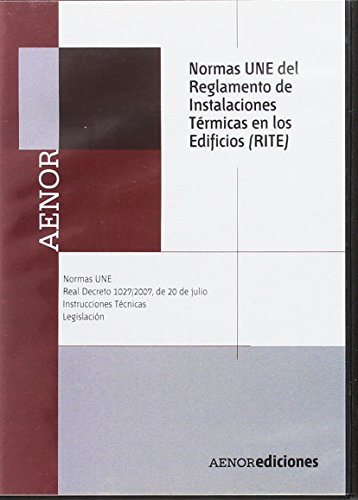 Imagen de archivo de Normas UNE del Reglamento de Instalaciones Trmicas en los Edificios (RITE) [Archivo electrnico] : a la venta por Puvill Libros