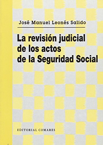 Stock image for Revision judicial de actos de seguridad social for sale by Iridium_Books