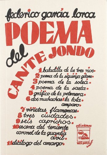 9788481514865: POEMA DEL CANTE JONDO (SIN COLECCION)