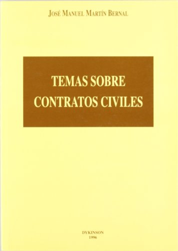 Stock image for TEMAS SOBRE CONTRATOS CIVILES for sale by Siglo Actual libros