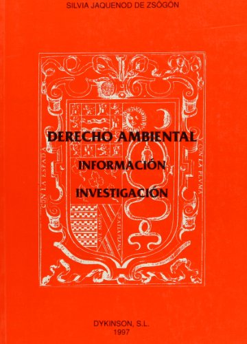 Imagen de archivo de DERECHO AMBIENTAL. INFORMACION. INVESTIGACION. a la venta por LIBRERA COCHERAS-COLISEO