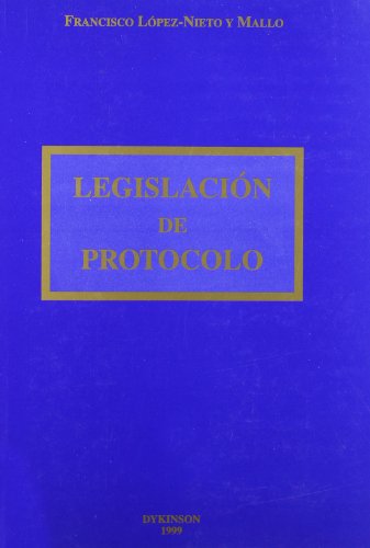 Beispielbild fr Legislacin de protocolo zum Verkauf von medimops