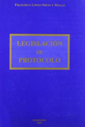 Stock image for Legislacin de protocolo for sale by medimops