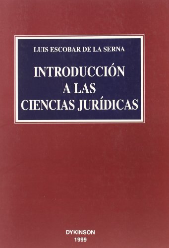 Beispielbild fr Introduccin a las Ciencias Jurdicas zum Verkauf von Tik Books GO