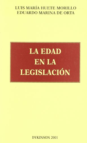 Beispielbild fr La edad en la legislacion. zum Verkauf von MARCIAL PONS LIBRERO